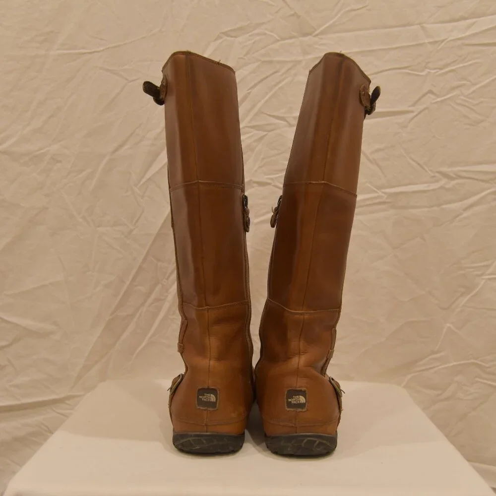 Brown Leather Women's Boots - Picture 4 of 15